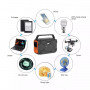 Сонячний генератор AUMOON OPS-200W (Пік 400Вт) 173Wh / 48000mAh + сонячна панель 40W, 60W, 80W, 100W електростанція із зарядкою від сонячної панелі.