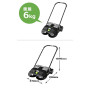 Підмітальна машина Sweeper JL550S з ручним приводом 25л Колір Сірий