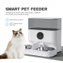 Годівниця для котів та собак автоматична Pet Life DU7L-WH WiFi 7,0л. з двома тарілками Біла