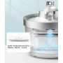 Поїлка - фонтан для котів та собак Smart Wandai BY106 2500mAh, 5000mAh 2,2л з датчиком руху Чорний